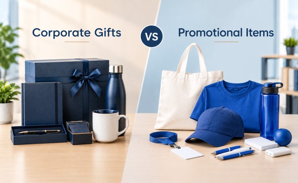 Corporate gifts and promotional items compared for businesses in Dubai
